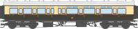 4P-021-203 Dapol GWR Corridor Toplight 1930 Choc.& Crm Twin Citi